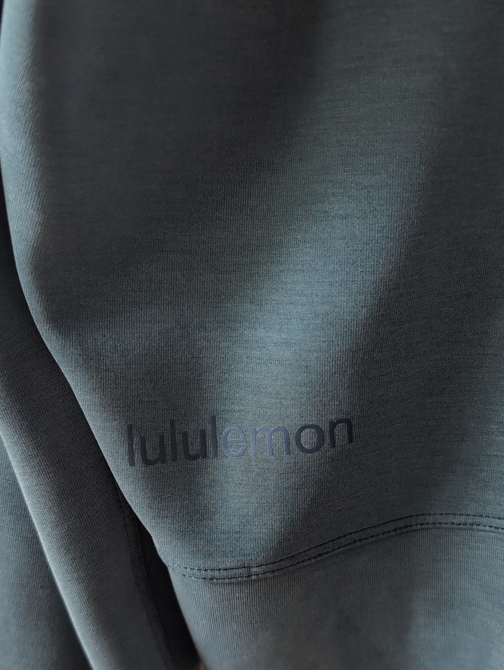 Lululemon Perfectly Oversized Crop Crew Softstreme 6 Green Jasper Teal - Picture 8 of 10